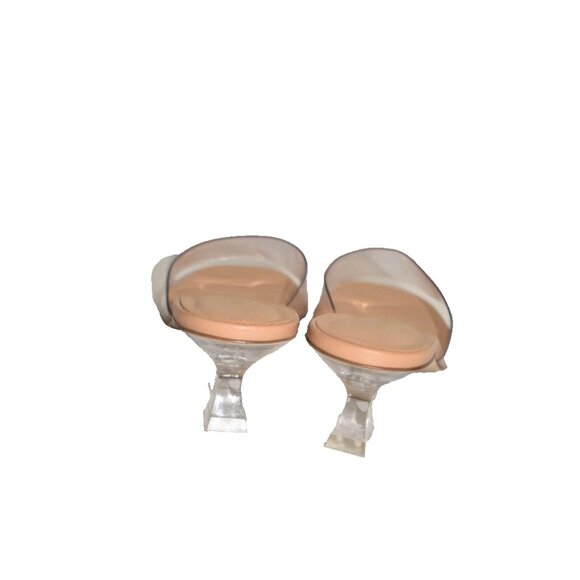 New! Larroude Women's Vivi Slip On Sandals Tan Nude Size 7 DD487 - Picture 5 of 7